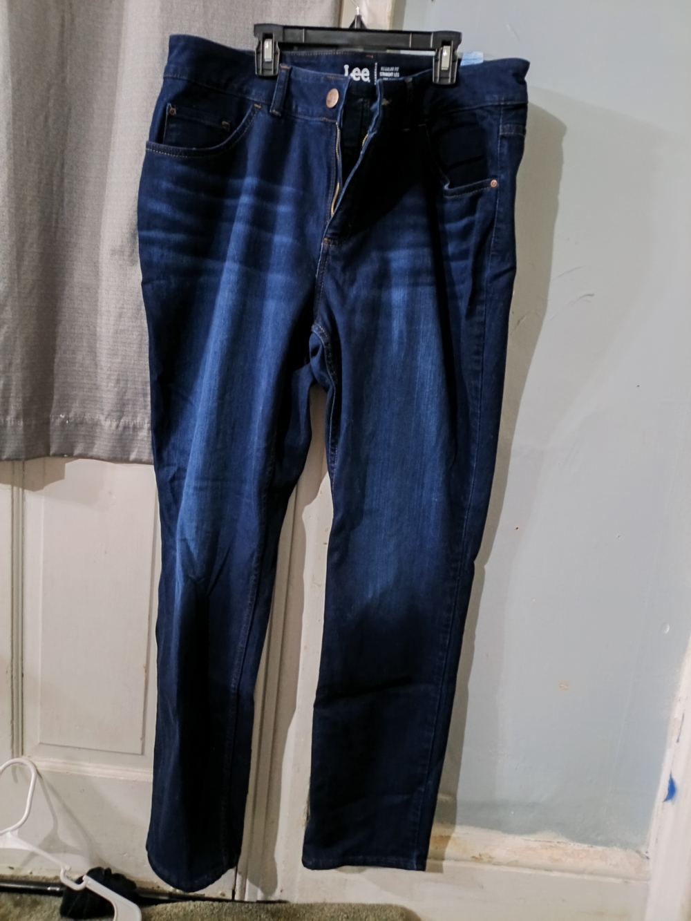Lee Women's Dark Blue Straight-Leg Jeans